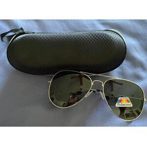 Polarized Sunglasses With Case NWT
